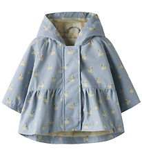 Lil' Atelier Overgangsjakke - NbfGudrun - Zen Blue/Swan